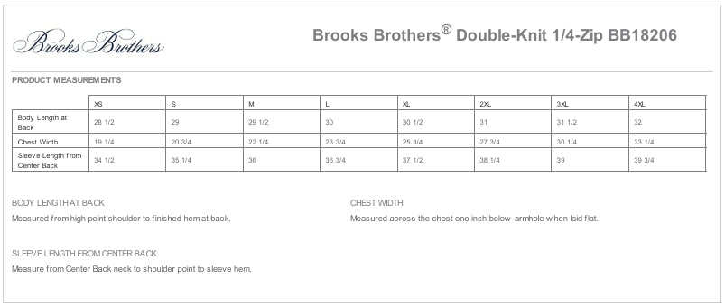 Men's Brooks Brothers® Double-Knit 1/4-Zip - POD