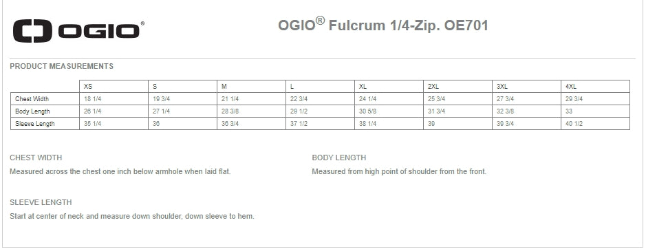Men's OGIO® Fulcrum 1/4-Zip - POD