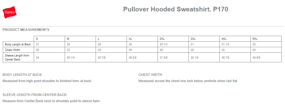 Unisex Hanes Ecosmart® Pullover Hooded Sweatshirt - 12 Piece Minimum Order