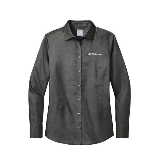Women’s Brooks Brothers® Wrinkle-Free Stretch Nailhead Shirt - Minimum Order 12 Shirts