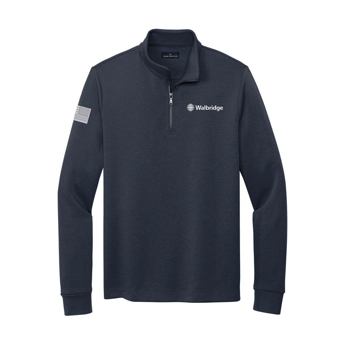 Men's Brooks Brothers® Double-Knit 1/4-Zip - 12 Piece Minimum Order