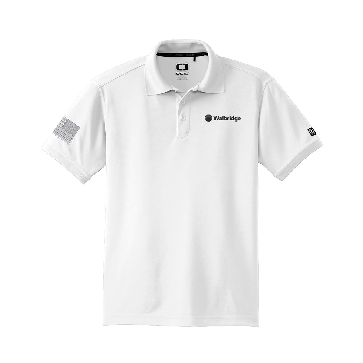 Men's OGIO® - Caliber2.0 Polo with American Flag - 12 Piece Minimum Order