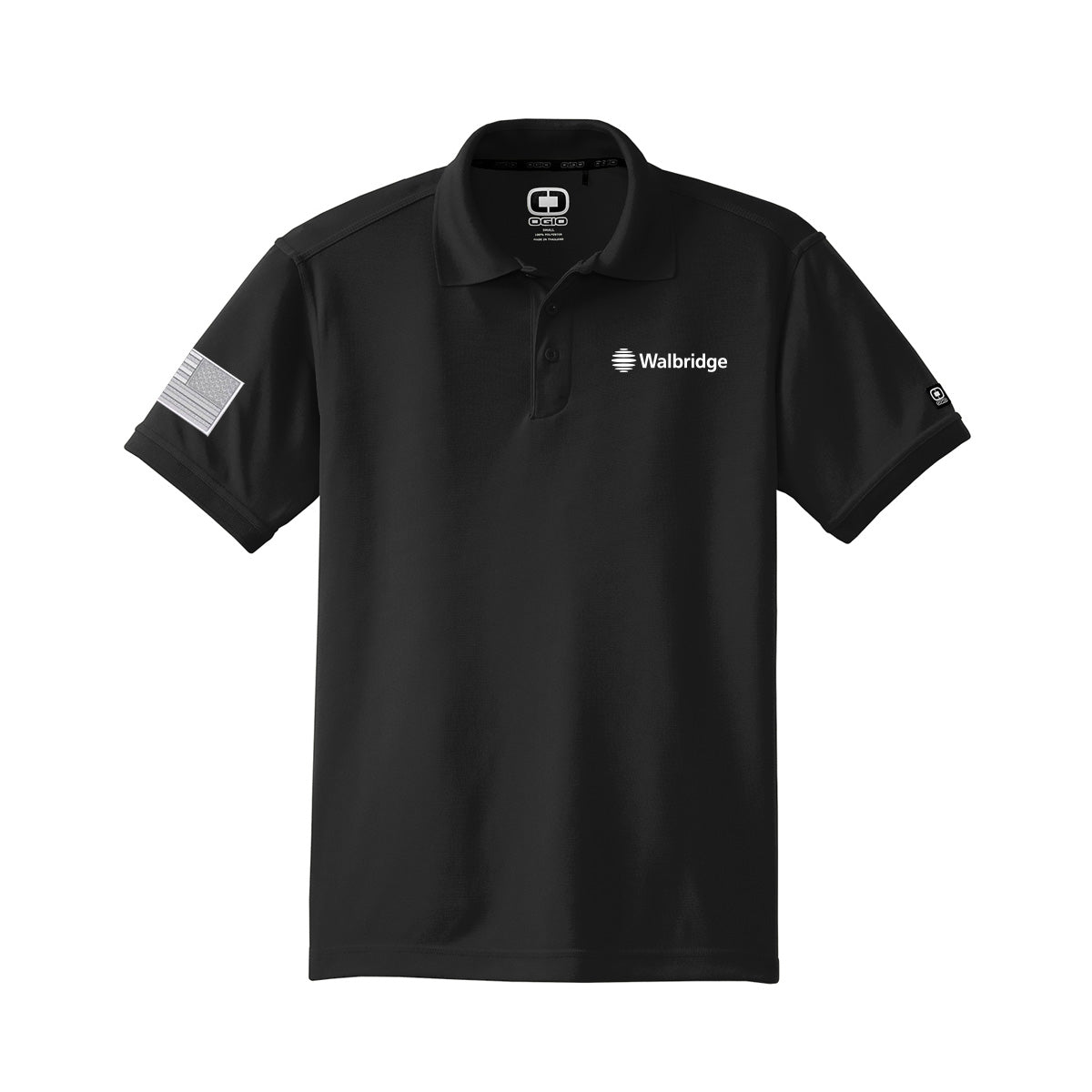 Men's OGIO® - Caliber2.0 Polo with American Flag - 12 Piece Minimum Order