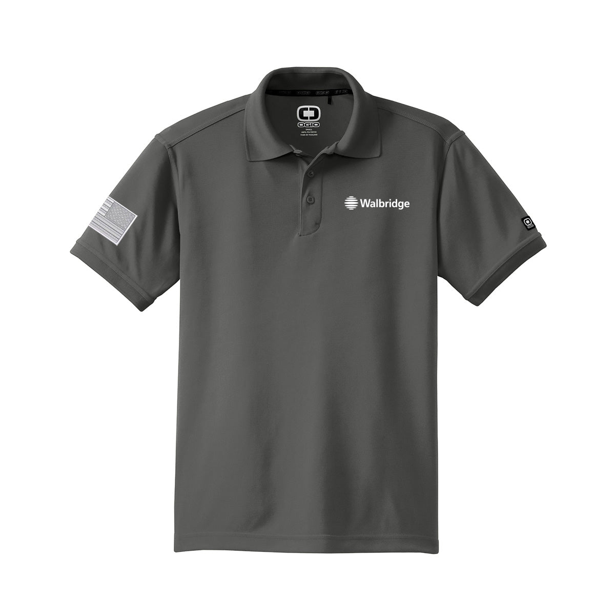 Men's OGIO® - Caliber2.0 Polo with American Flag - 12 Piece Minimum Order