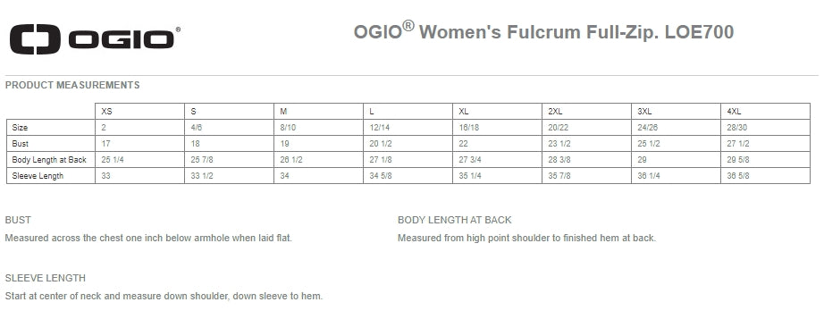 OGIO® Women's Fulcrum Full-Zip with American Flag -12 Piece Minimum Order