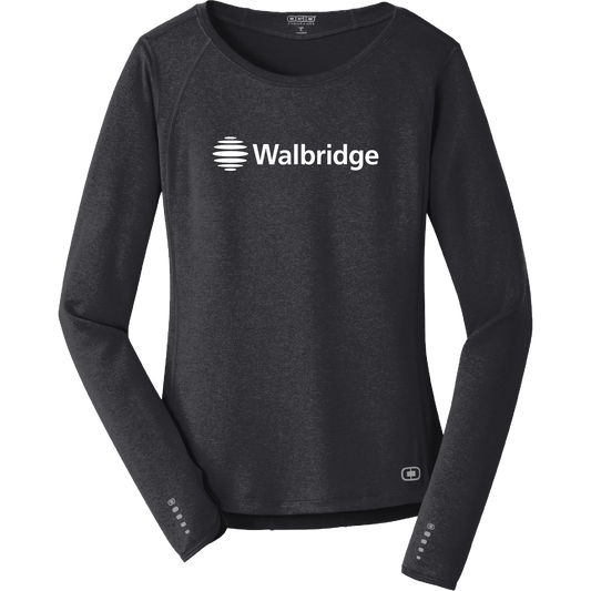 Women's OGIO® Long Sleeve Pulse Crew - POD